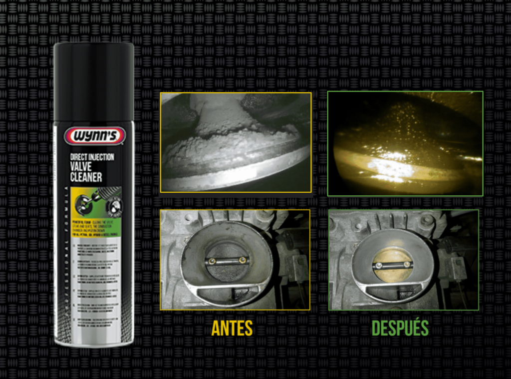 Antes y Depues DPF Vehículo Híbrido Valve Ijector Cleaner