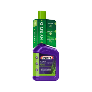 Bottle of hybrid cleaner and protector + neckie
