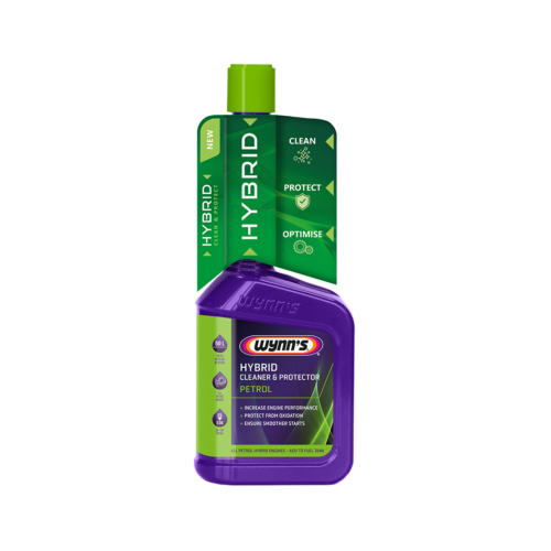 Bottle of hybrid cleaner and protector + neckie
