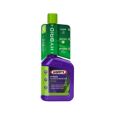 Bottle of hybrid cleaner and protector + neckie